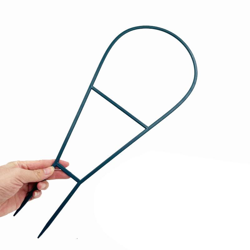 

2 шт. Подставка для поддержки растений Пластиковая Зеленая Кактус Ракетка Опора для вьющихся растений Балкон Цветок в горшке Фиксированный стержень Поддержка для помидоров Клубники