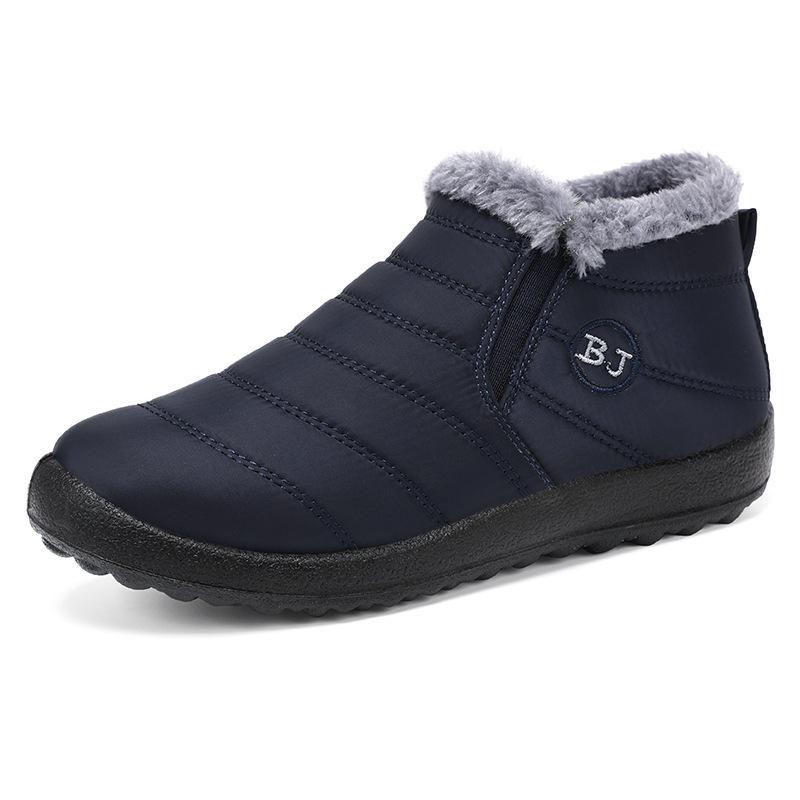 Winter Couple's Snow Boots - Warm, Thickened, Plus Velvet, Casual Walking Shoes