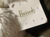 [USED] Harrods Teddy Bear White Vest with Rose Embroidery