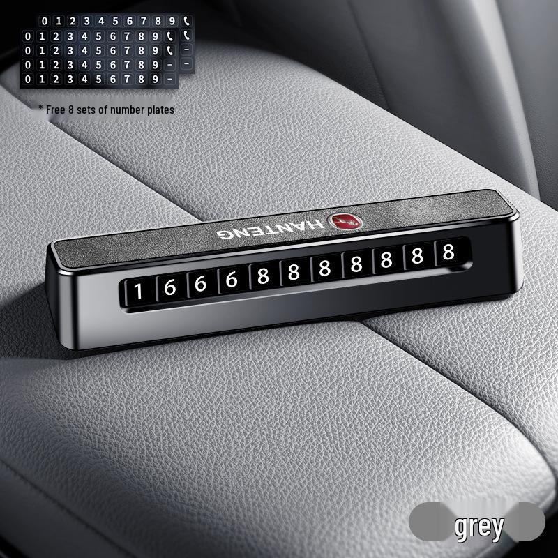 Hanteng X7 Car Phone Number Plate Holder for 18 Models Hanteng X5X/7S: High-End Temporary Stop Card