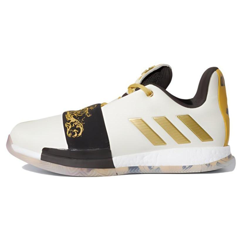 Adidas Harden Vol. 3 'Wanted' (Unisex) Cream White / Gold Metallic / Night Brown Basketball Shoes EE9510