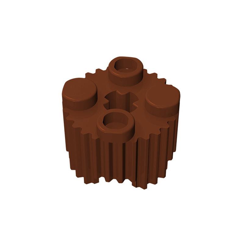 

50pcs 92947 Round 2 x 2 Axle Hole Grille Bricks Collections Bulk Modular GBC Toys For Technical MOC DIY Building Blocks Compatib 50pcs коричневий