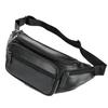 Kuskinn Herreveske Mobiltelefon Midjeveske Ekte Lær Crossbody-veske Multifunksjonell Sportslig og Casual Crossbody Brystveske