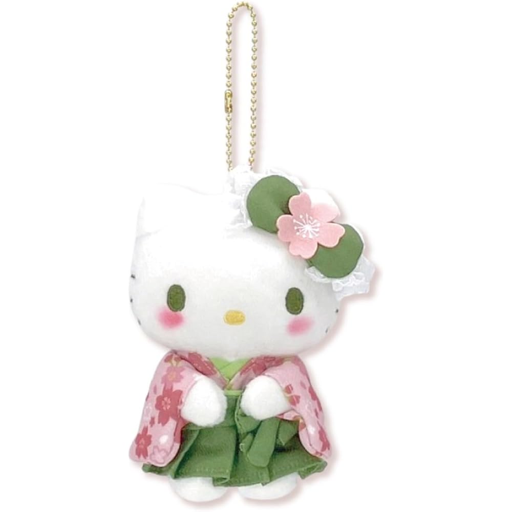 Nakajima Corporation Hello Kitty Matcha Kimono Mascot 204233-24