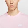 Nike Sportswear Club Comfortable Simple Skin-Friendly Round Neck Short Sleeve Breathable T-Shirt Men T-Shirt Foam-Pink AR4999667