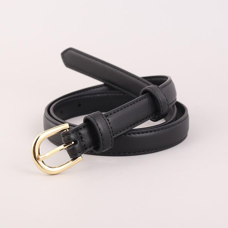 

Womens Fashion Leather Belt With Decorative Chinese Elements And Needle Buckle For Versatile Outfits 2026 чёрный