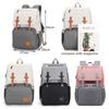 Diaper Backpack Baby Stroller Bag Mummy Daddy Waterproof Oxford Handbag Nursing Nappy Kits Maternity Packs USB Warmer Holder