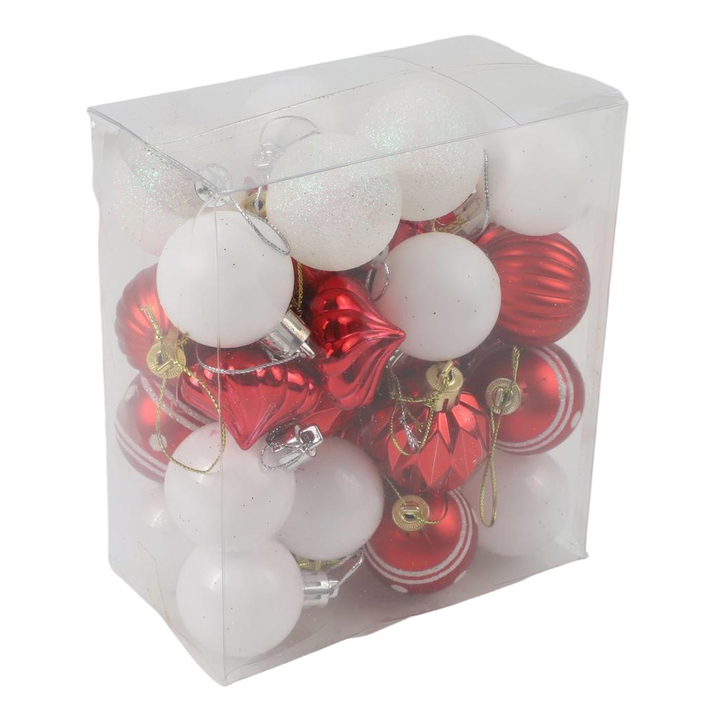 Assorted Colors And Styles Christmas Ornaments Hanging Balls Tree Decoration