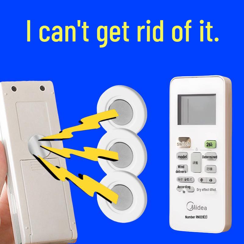 Magnetic Remote Control Wall-Mount Hook for Router & Power Strip