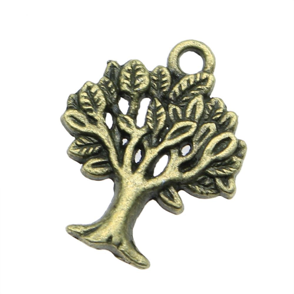 Tree Of Life Charms Antique Round Pendants For Spiritual DIY Jewelry