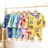 Children Padded Underwear Sets Autumn and Winter Long-Sleeved Autumn Clothes and Trousers Warm Boys and Girls Home Clothing