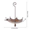 Decorative Umbrella Shape Bird Bath Tray for Garden Yard Balcony Birdwatching Bath Tray for Bird Lovers