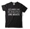 Lets Handle Like This Adults Humor Rock Paper Scissors Funny Men TShirts