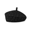 -Style Black Beret Women, Spring/Summer, Makes Face Look Smallernew Korean-Style Sweet And Elegant Painter'S B