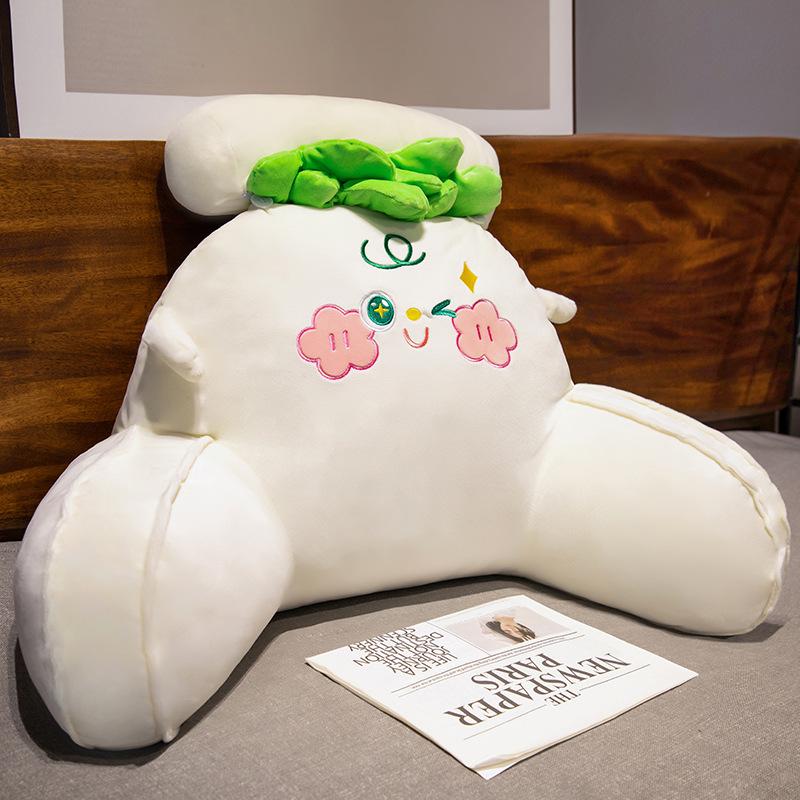Cartoon Headboard Large Backrest Pillow for Student Dormitory: Soft Sofa, Bed, or Bay Window Reading and Lumbar Support Cushion