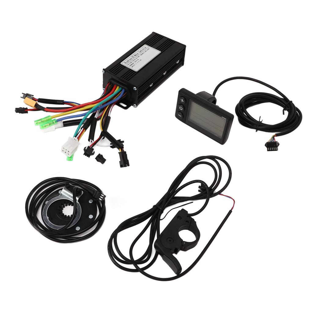 Electric Bike Conversion Kit 3 Modes Sine Wave 9 Tube Controller 8 Magnetic Power Assist Sensor Kit 24V 36V 48V