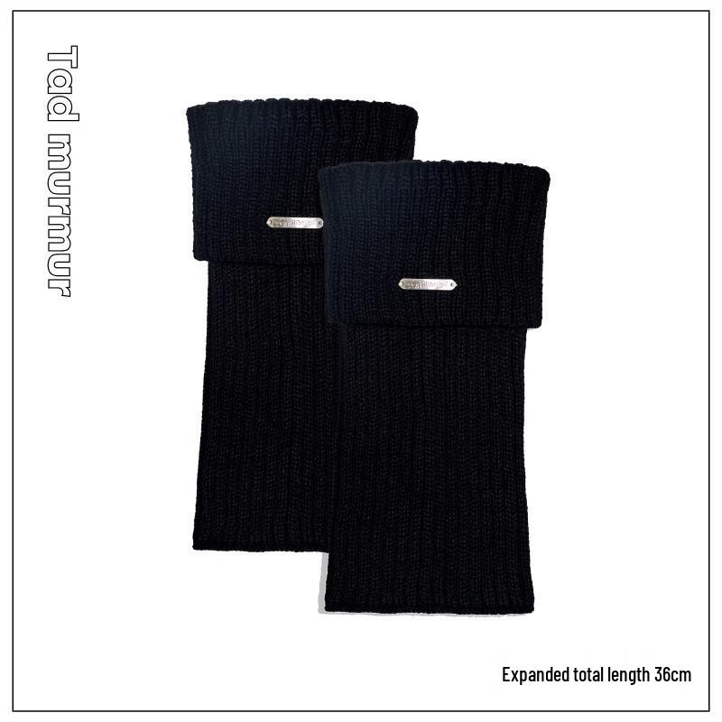 New Arrival: Women's White Knit Leg Warmers - Heat-Generating, Cozy for Autumn/Winter