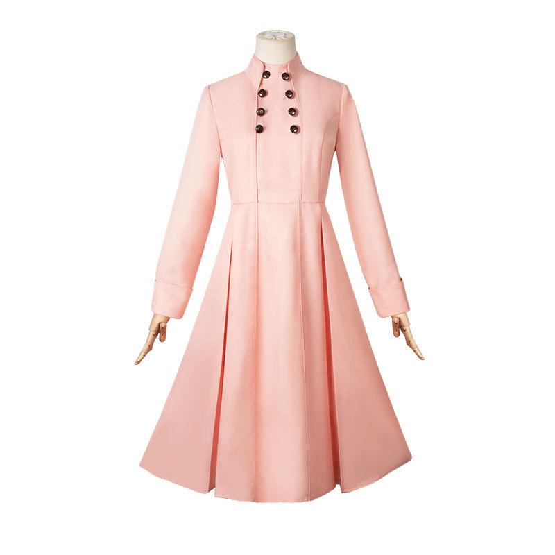 Anime Spy × Family Cosplay Princess Thorns Yor Forger Pink Trench Coat Cosplay