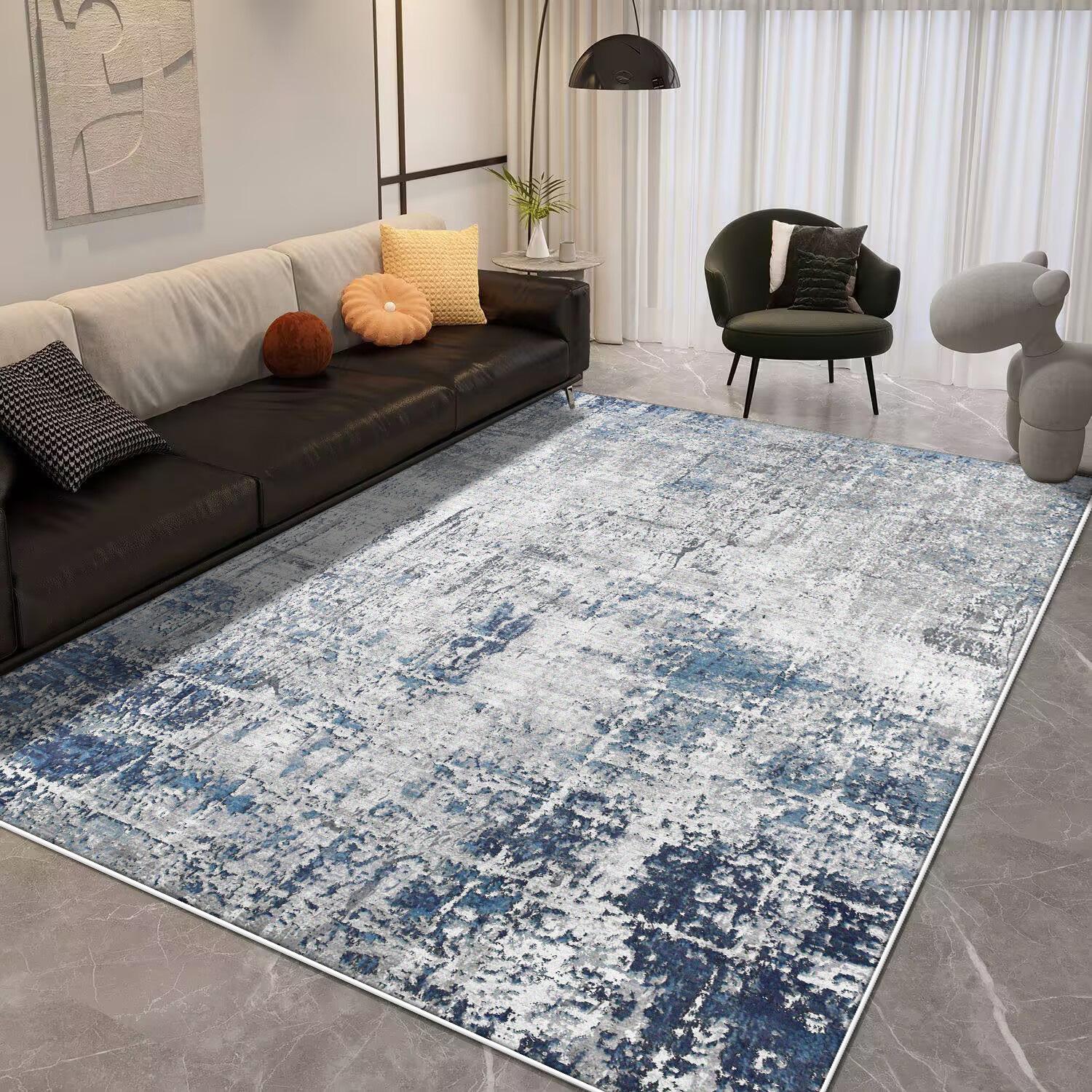 Ink Flow Abstract Carpet Washable Large Rugs 200x300 Non-slip Soft Floor Mat for Living Room Coffee Tables Home Decor 60*90cm
