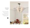Retro French Murano Glass Pendant Light for Living Room, Dining Room, Staircase, and Bedroom