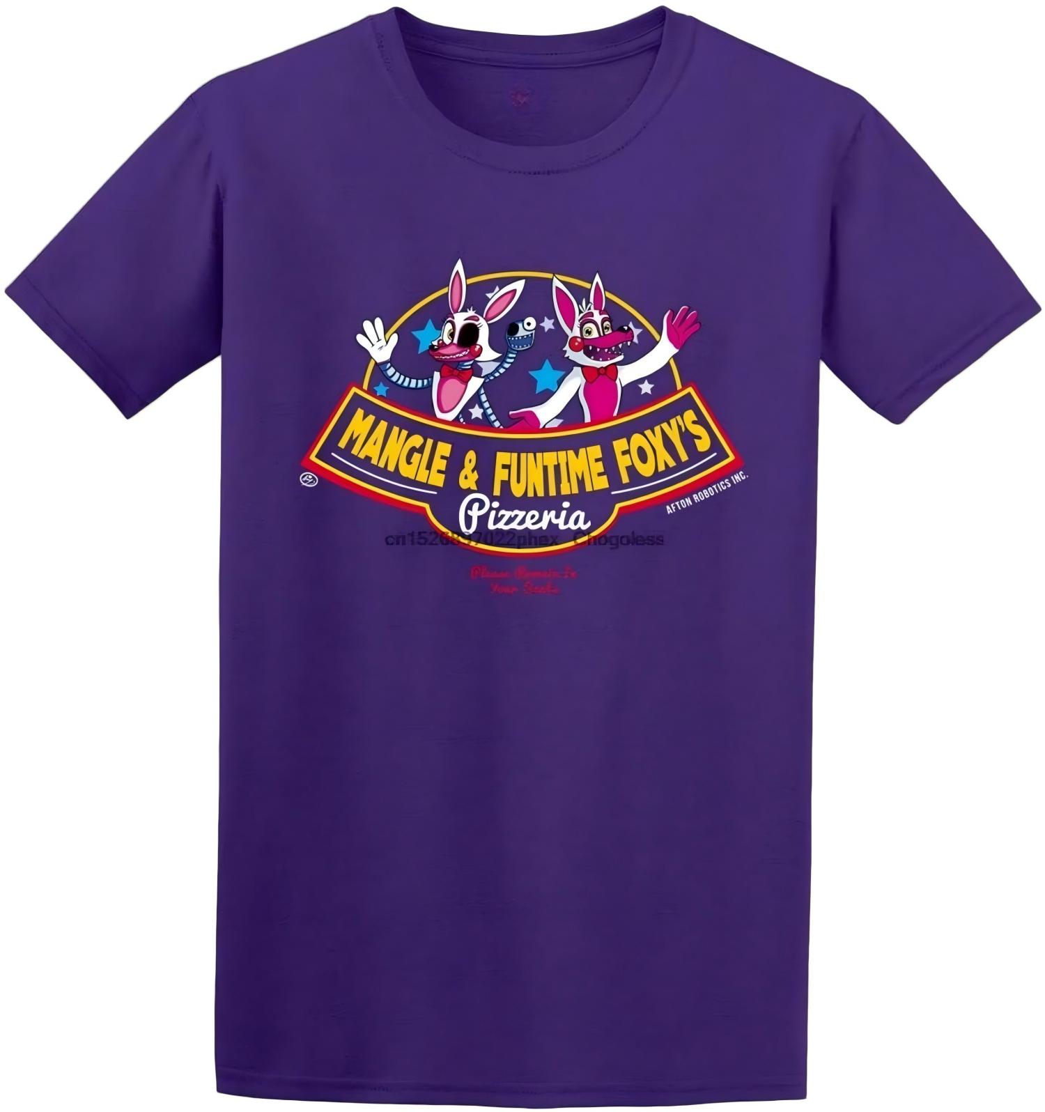 Mangle Funtime Foxy FNAF T-Shirt L синий