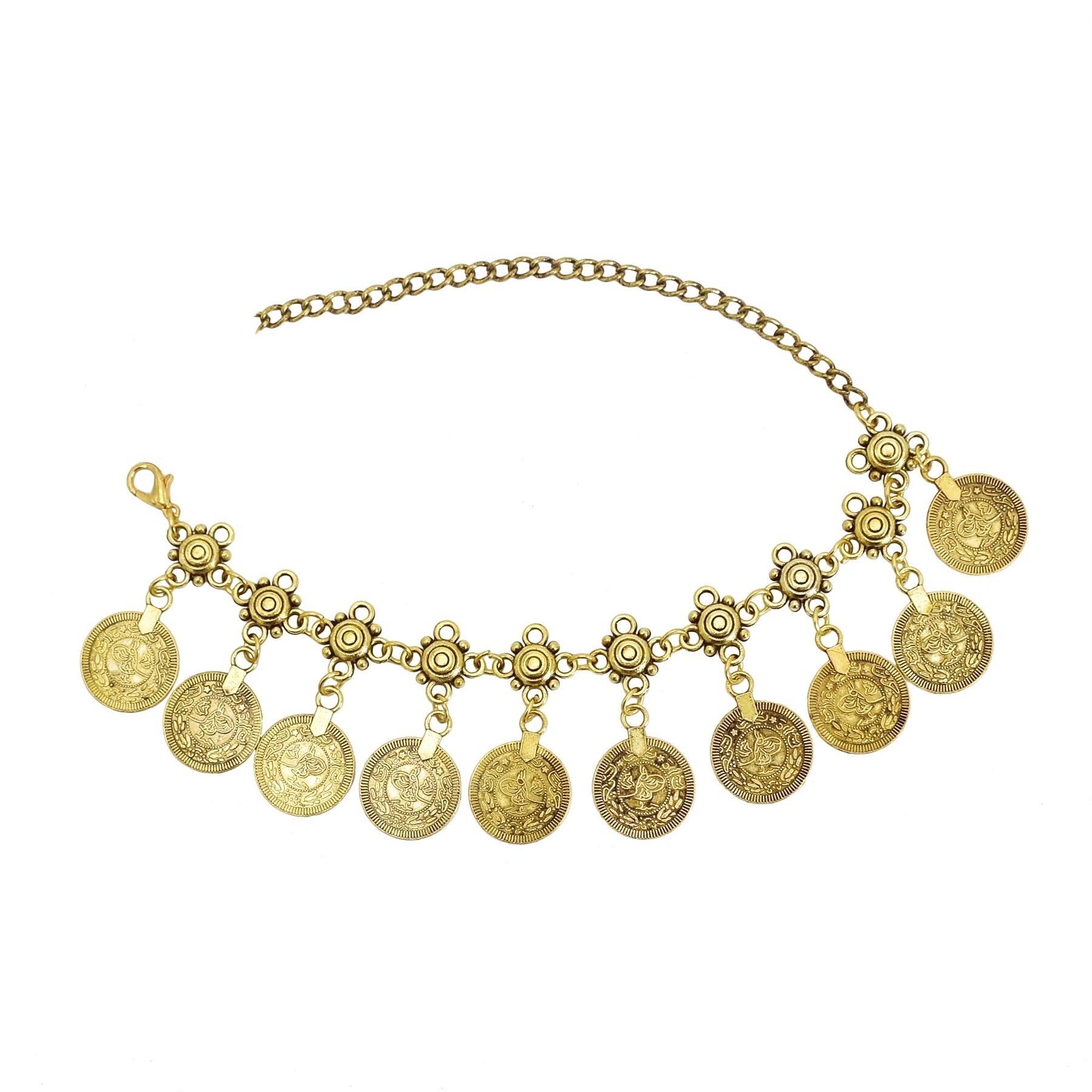 

Bohemian Coin Tassel Beach Anklet Jewelry