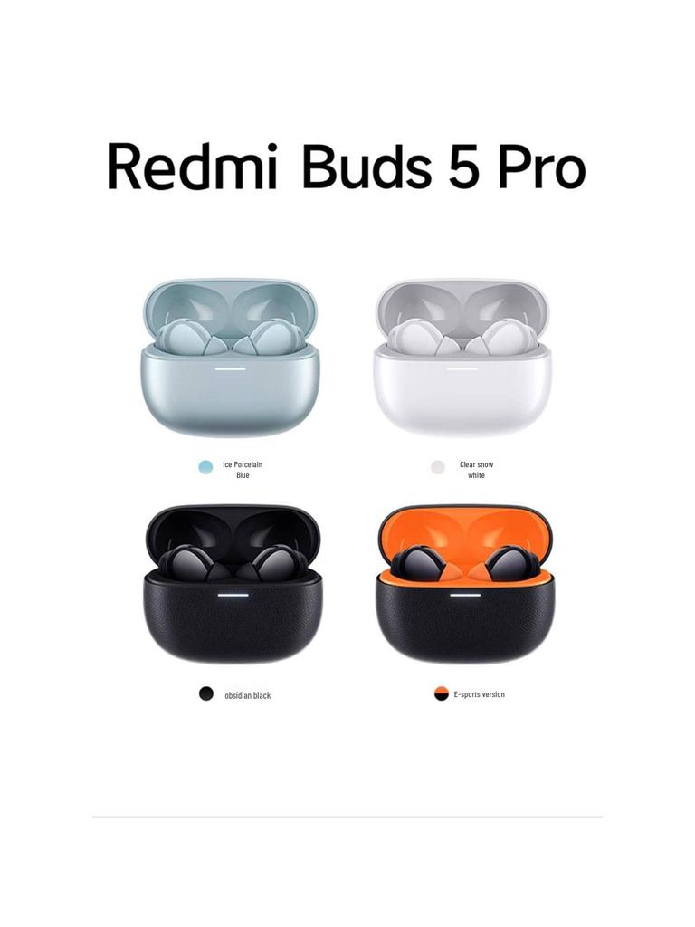 Redmi Buds 5 Pro - True Wireless In-Ear Earphones with Active Noise Cancelling and Long Battery Life for Sports