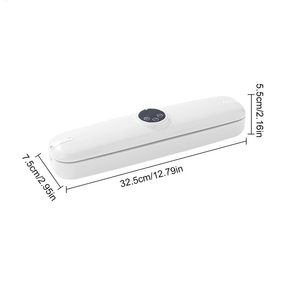 Машина для вакуумной запайки Food Saver Автоматическая машина для вакуумной запайки Запайщик пакетов для закусок Saver Для кухни Домашнего морозильника Закуски Еда Сухие