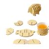 Wooden Sheep Coaster, Heat-Resistant Pad for Home and Office, Creative Table Decor and Cute Figurine for Collection