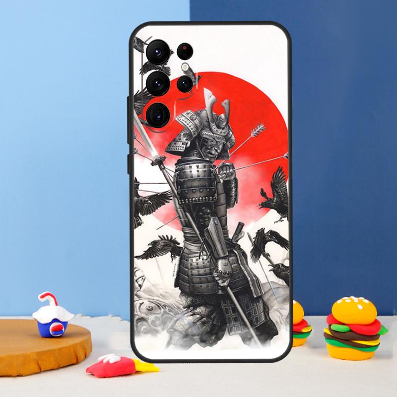 

Samurai Warrior Phone Case For Samsung Galaxy S24 Ultra S9 S10 S20 FE S22 S21 S23 Plus S25 Ultra Cover Coque Galaxy S24Ultra