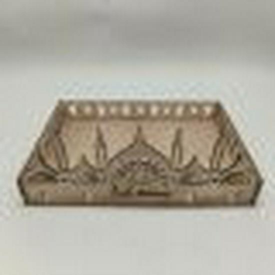 2022 Wooden Holiday Ornaments Table and Dessert Tray Decorations