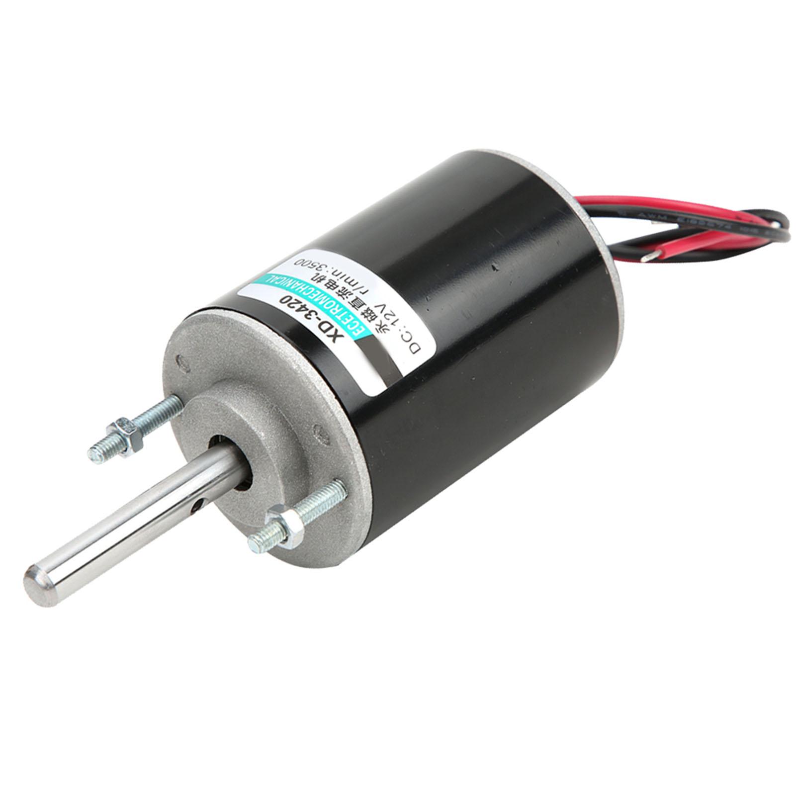 Moteur électrique CC à aimant permanent 30W Haute vitesse CW CCW (12V 3500RPM)