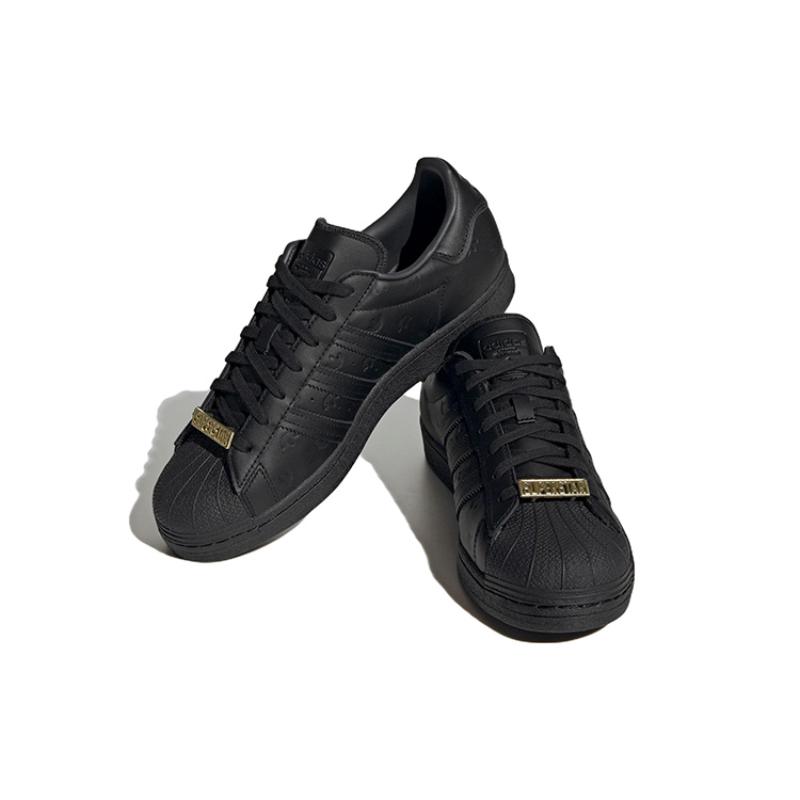 Adidas Superstar 'Allover Debossed Trefoils Black' Sneakers GY0026