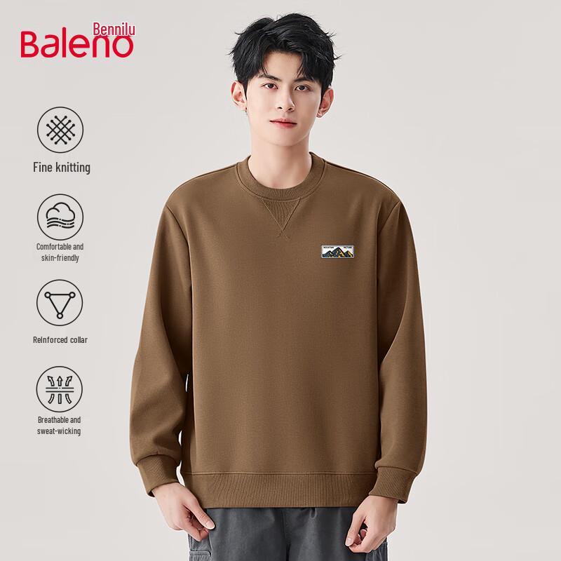 Baleno Men's Heavyweight Crew Neck Sweatshirt