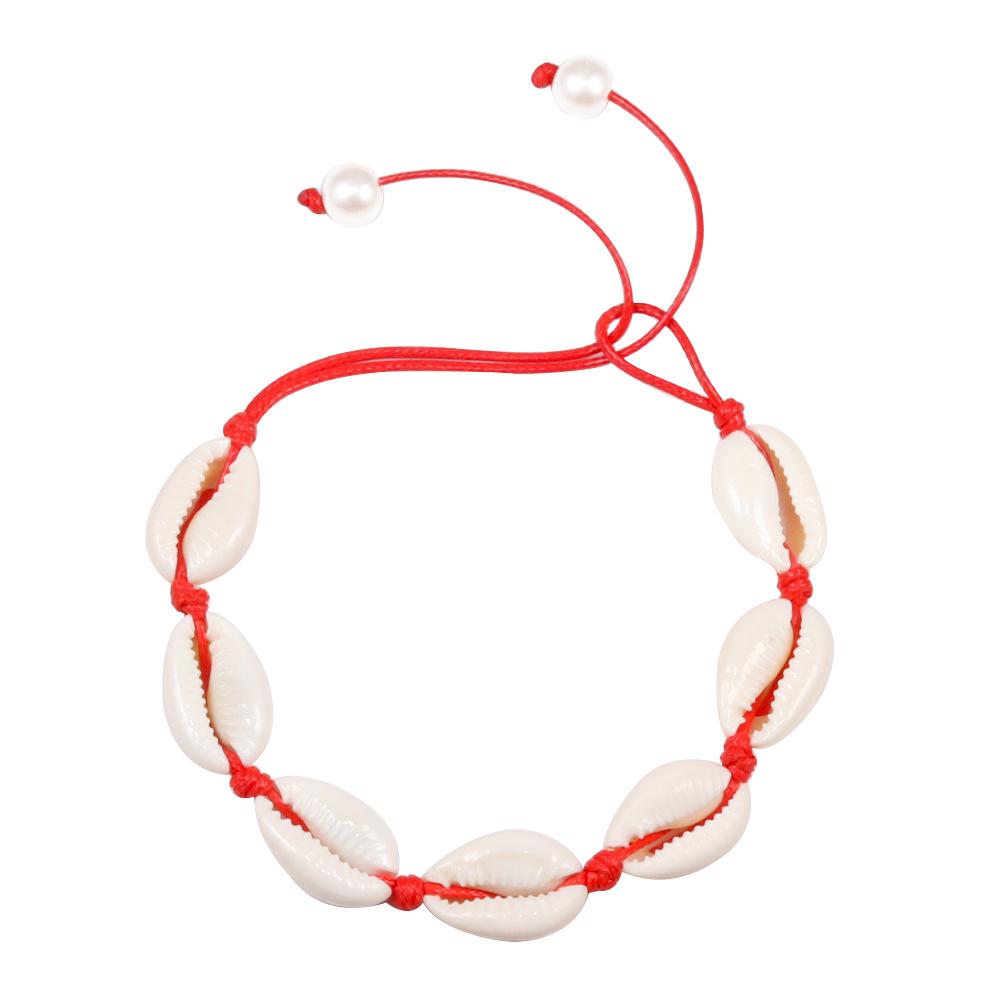 Ocean Style Adjustable Shell Bracelet – Fashionable Wristband with Multiple Styles for Women