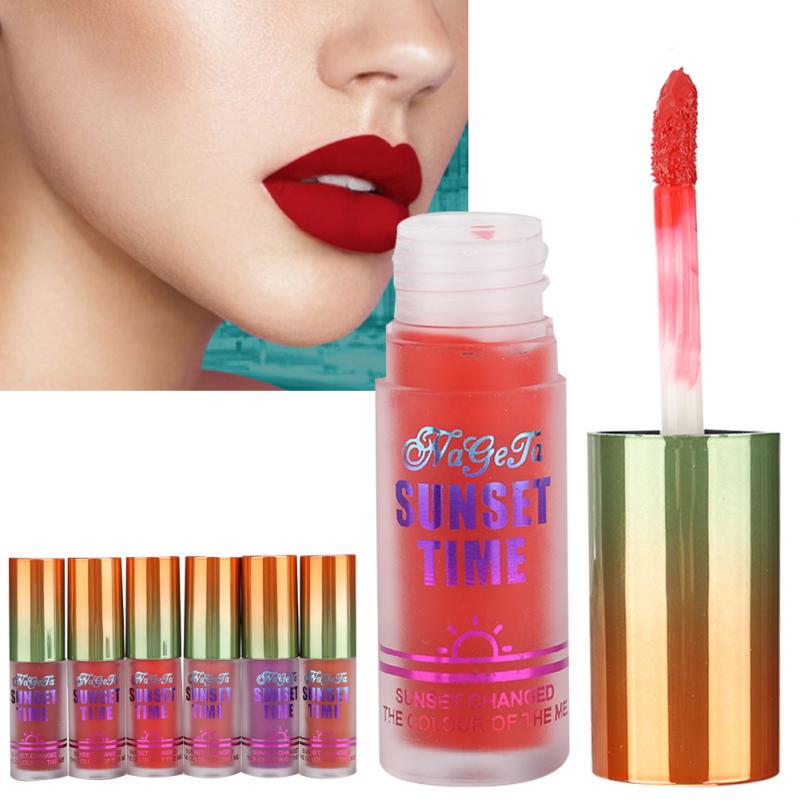 Buy 6pcs Matte Long Lasting Lip Gloss Non-Sticky Liquid Lipstick Set ...