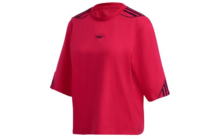 Adidas Originals T Shirts Women s Crew Neck Moderate Straight Fit FM1961 32