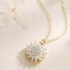 Zircon Necklace Can Be Turned Pendant Clavicle Chain Campus Style Simple Jewelry