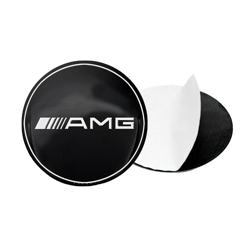 4Pc Car Wheel Hub Center Cap Sticker Metal Emblem Sticker For Mercedes Benz W205 W177 W221 W220 W176 W212 W213 ML G63 E63 GT AMG