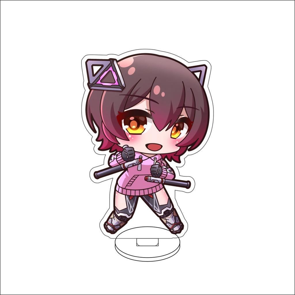 10CM Anime hololive Figure Stand Model Robocosan/Usada Pekora/Shirakami Fubuki Cute Desk Decor Standing Sign Gifts