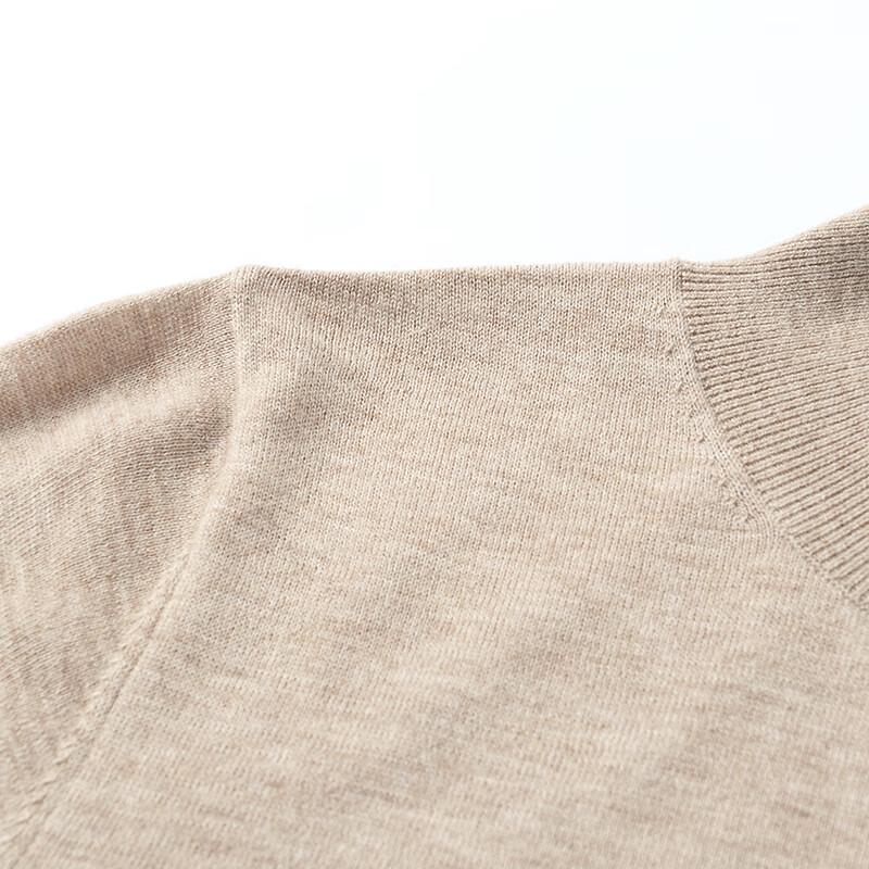 Hengyuanxiang Women's D35886026 Mid-Sleeve Mock Neck Knit Top