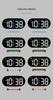 Multifunctional LED Alarm Clock with Large Screen & Atmosphere Light - Model GH8035