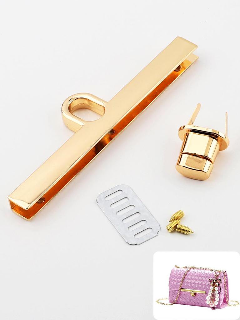 Zinc Alloy Twist Lock Clasp for Women's Handbags