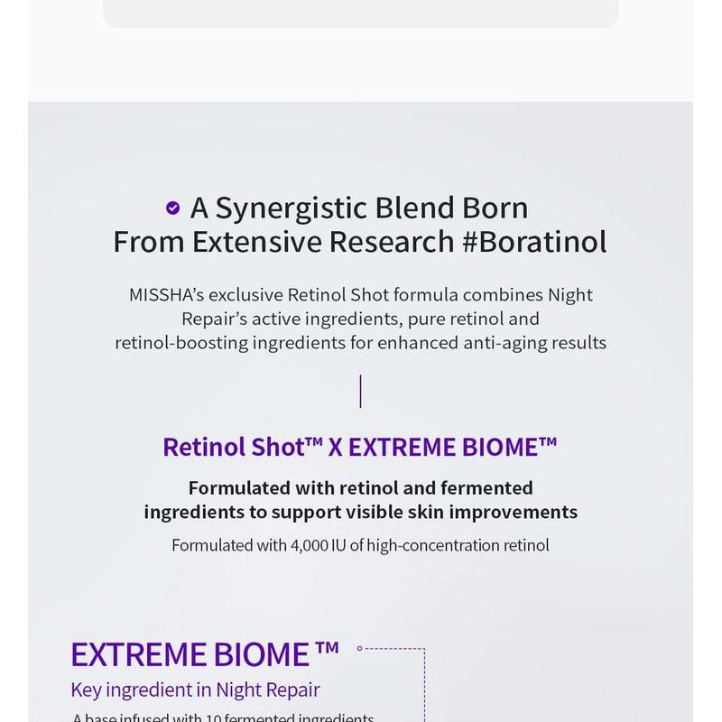 MISSHA - Time Revolution Retinol 4000 Shot Intensive Cream