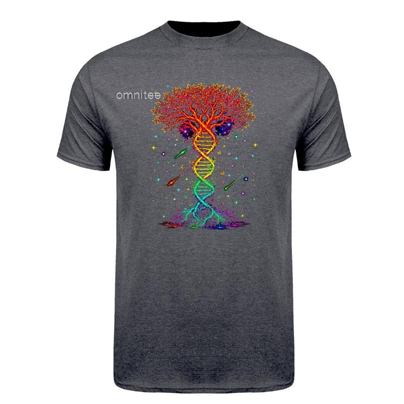 Funny Tree Of Life DNA Geek T Shirt Unisex Graphic Cotton Streetwear Short Sleeve Cotton Summer Style Tshirt Unisexs Clothing HJ022