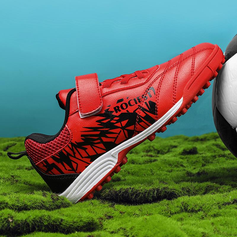 31-40 Pantofi Fotbal Copii Tineret Pantofi Fotbal Scurt Spike Velcro Antrenament Băieți Copii Ghete Fotbal