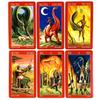 Dragons Tarot A 78 Pcs Vintage Tarot Cards Makes Good Use of Dragons In Their Various Guises,Party Games For Family and Friends