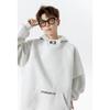 2025 Spring/Autumn Men's Embroidered Hooded Sweatshirt: Loose, Lazy Style Jacket