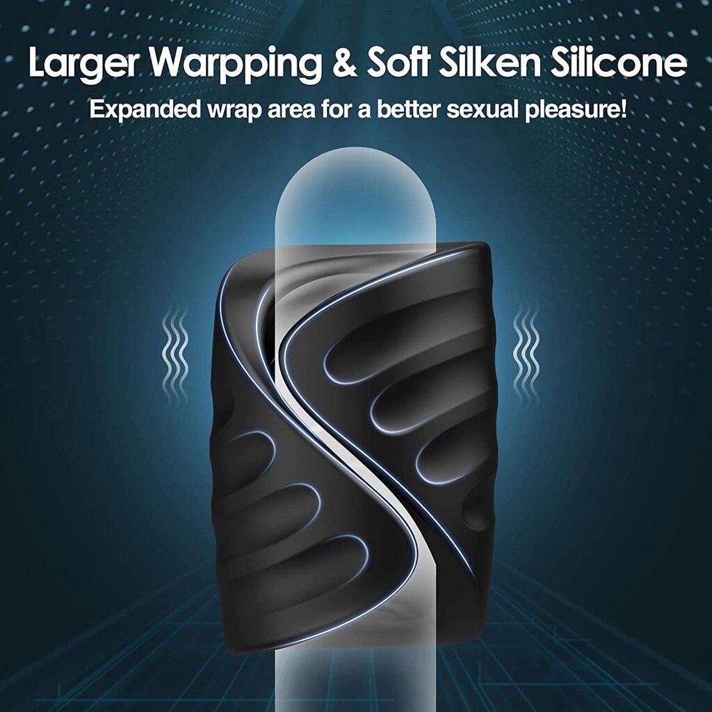Male Masturbator Penis Training Glans  Stimulator Vibrator Control Delay Cock Ring Glans Trainer