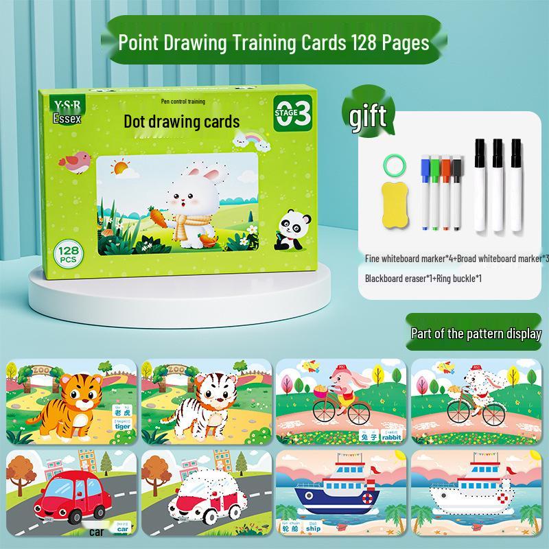 Penmanship & Logic Puzzle Calligraphy Practice Workbook for Early Education
